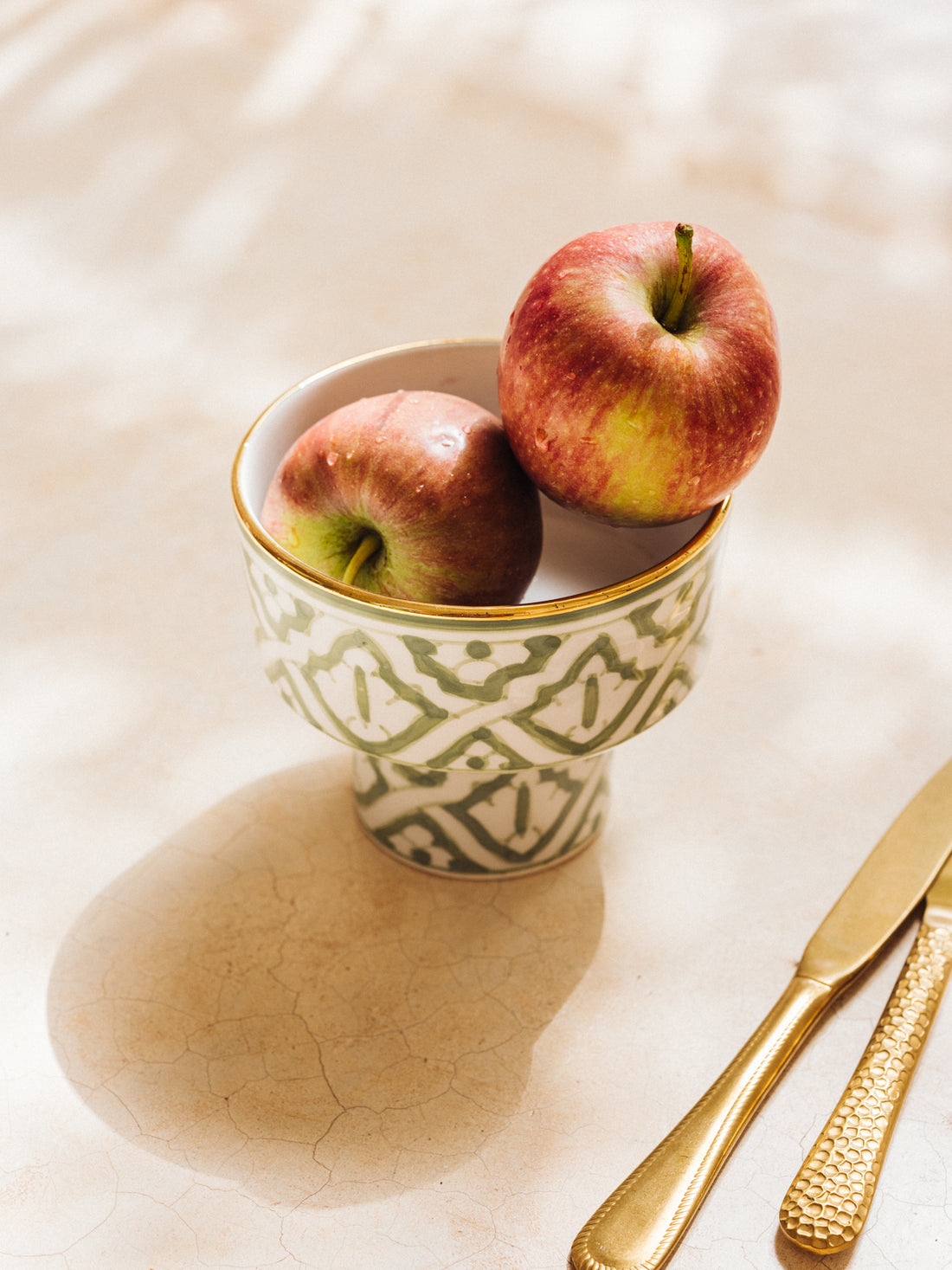 Medium Fassia Appetizer Bowl - Mint Green